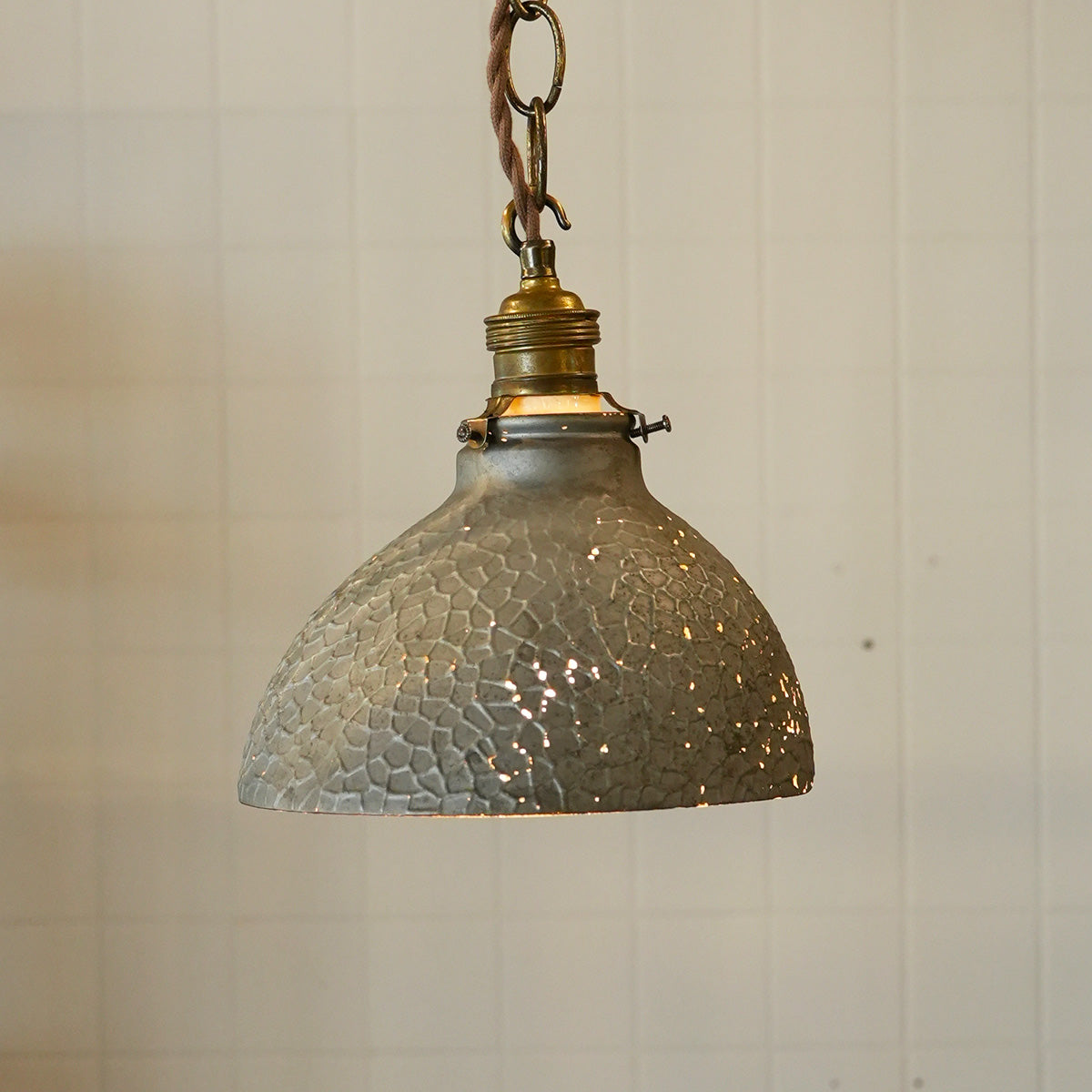 Mercury Glass Pendant Lamp small｛F-00421｝