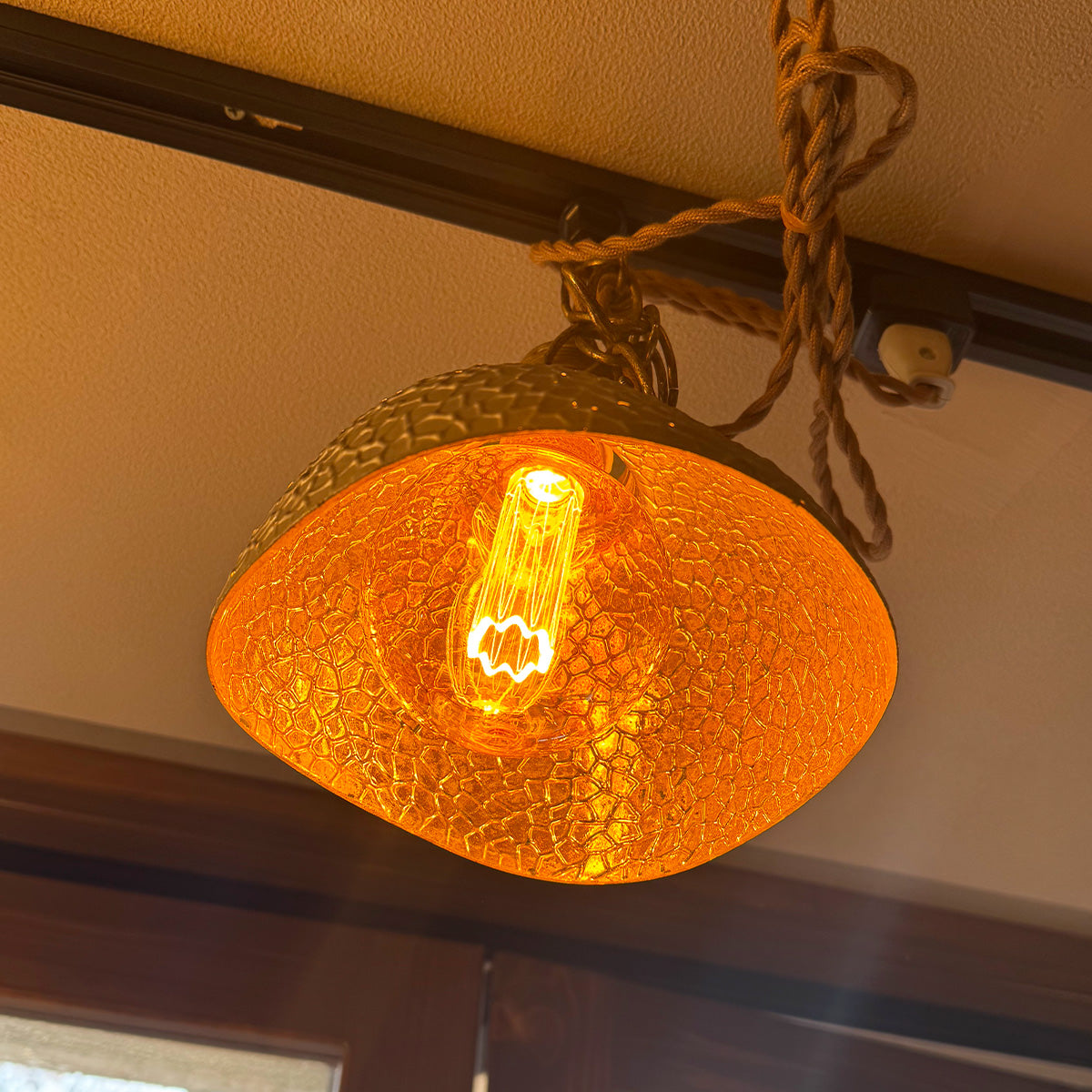 Mercury Glass Pendant Lamp small｛F-00421｝